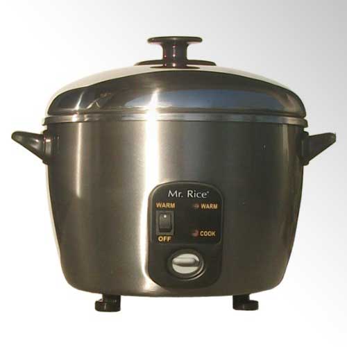 3 Cups Stainless Steel Cooker Sunpentown