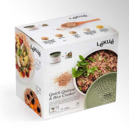 Lekue microwave Rice, Grain & Quinoa Cooker