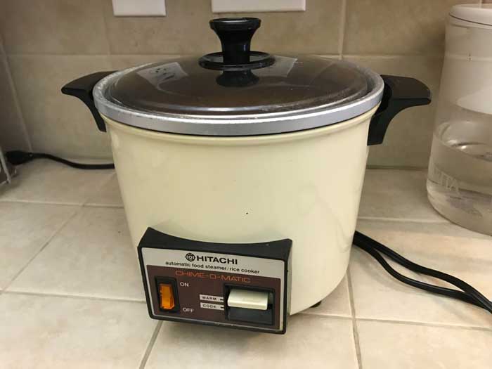 Unclean rice cooker