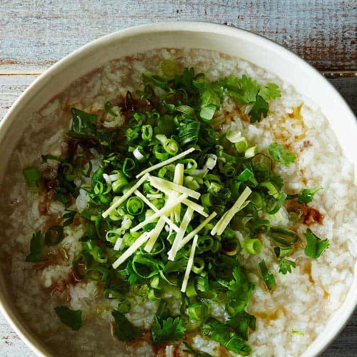 What are the different types of rice to use for Congee