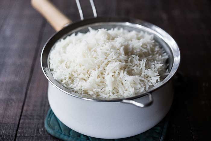How basmati rice should be cooked in a rice cooker