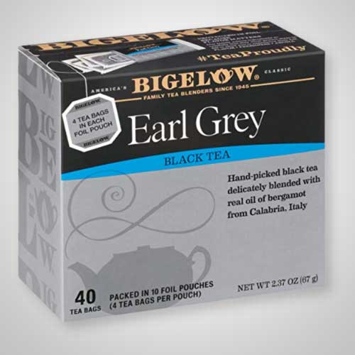 Bigelow Earl Grey Caffeinated Individual Black Tea Bags