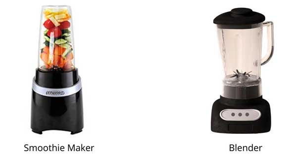 Smoothie maker vs blender